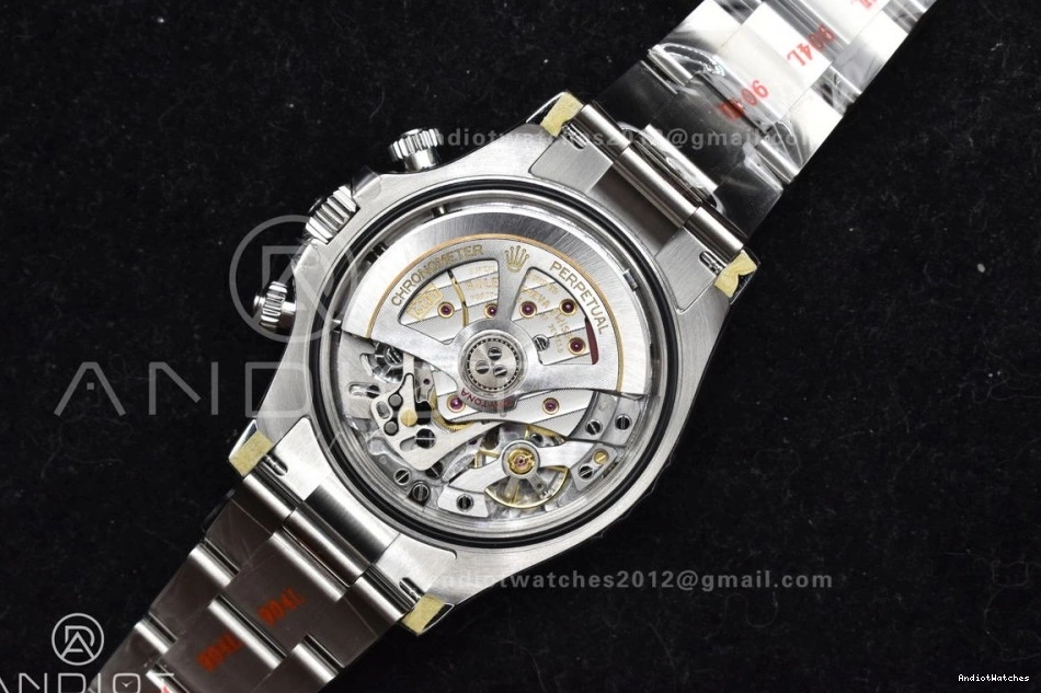 on Edition SS Best VSF 782 126500 1:1 Dial Daytona Steel 904L Bracelet DD Functional White 0317